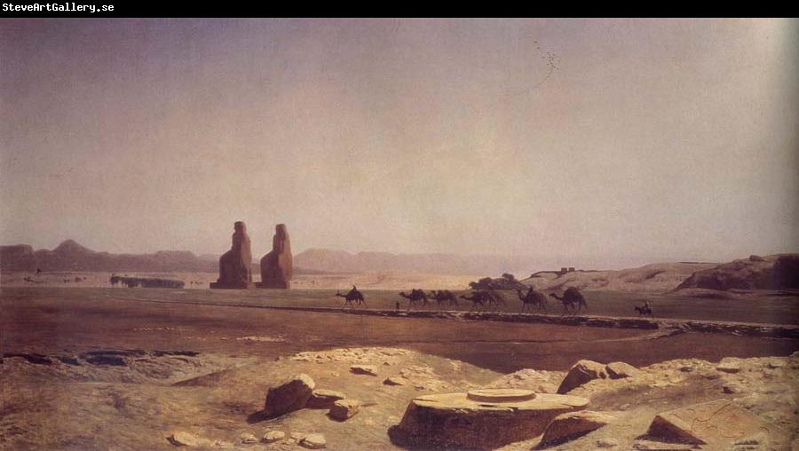 Jean Leon Gerome A View of the Plain of Thebes in Upper Egypt